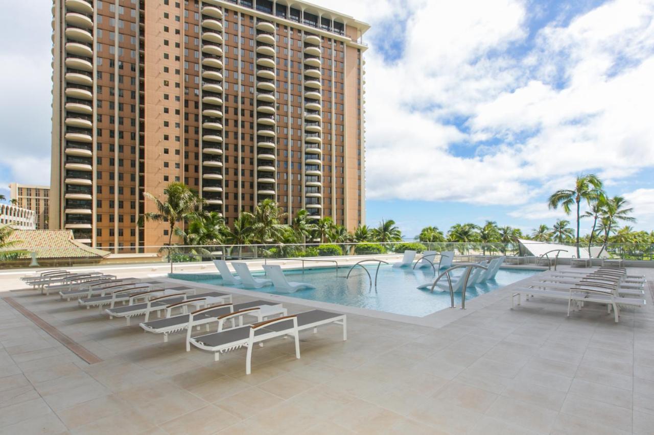 Ilikai Tower One Bedroom Lagoon View Waikiki Condos With Lanai & Free Wifi Honolulu Chambre photo