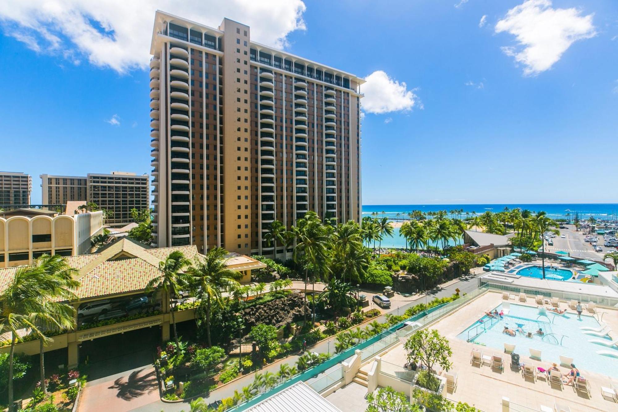 Ilikai Tower One Bedroom Lagoon View Waikiki Condos With Lanai & Free Wifi Honolulu Chambre photo